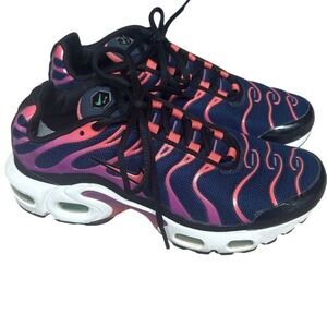Nike Air Max Plus GS blue purple lace youth sneakers SIZE 4.5